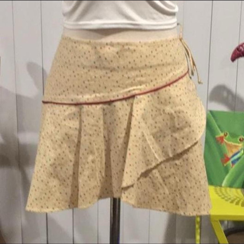 Vintage Wet Seal polkadot mini skirt